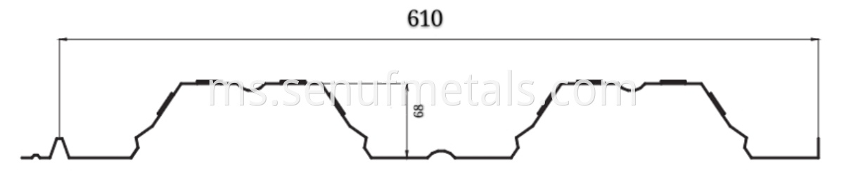 Decking floor drawing